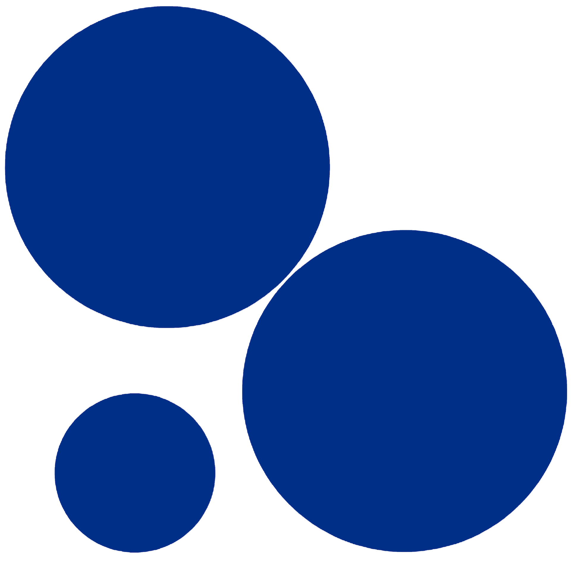 blue circles